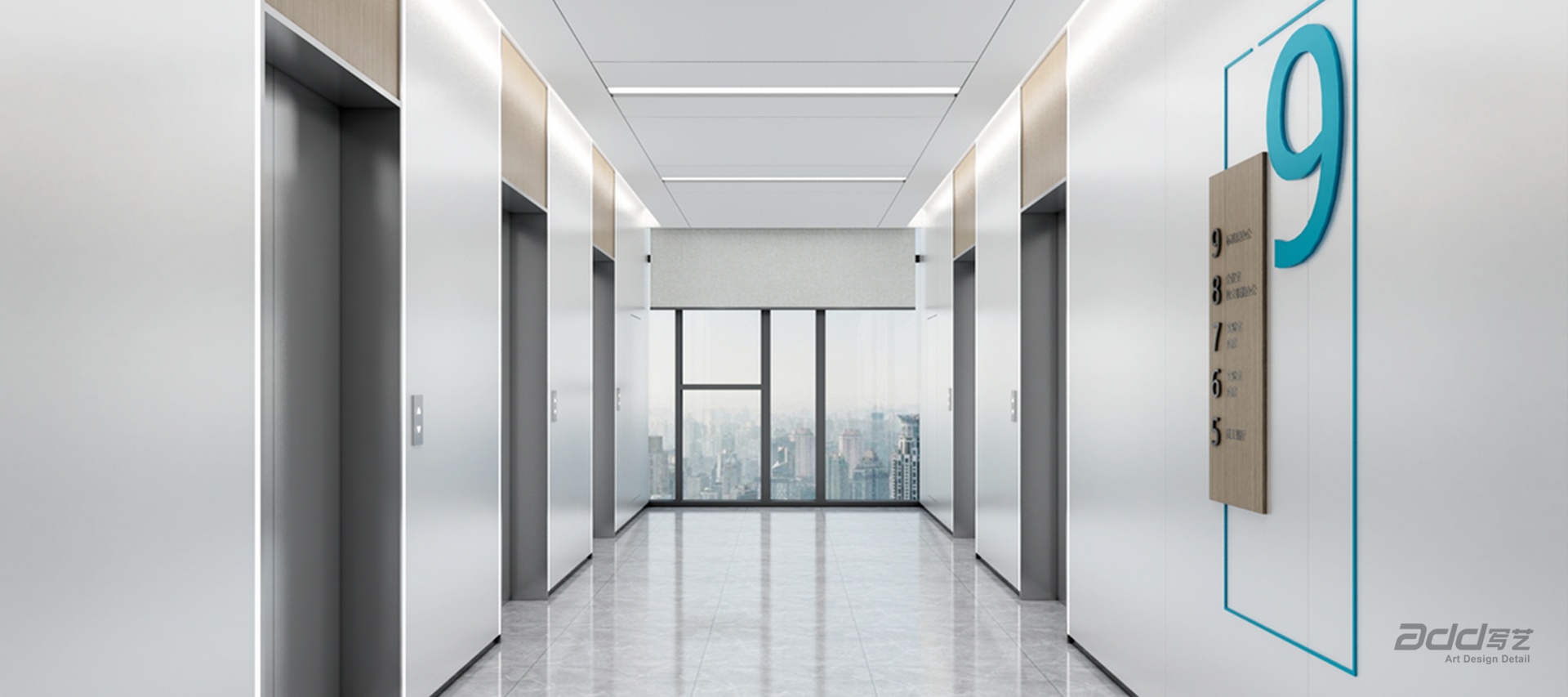 中(zhong)興通(tong)訊辦(bàn)公(gōng)樓裝(zhuang)修-走(zou)廊 pc