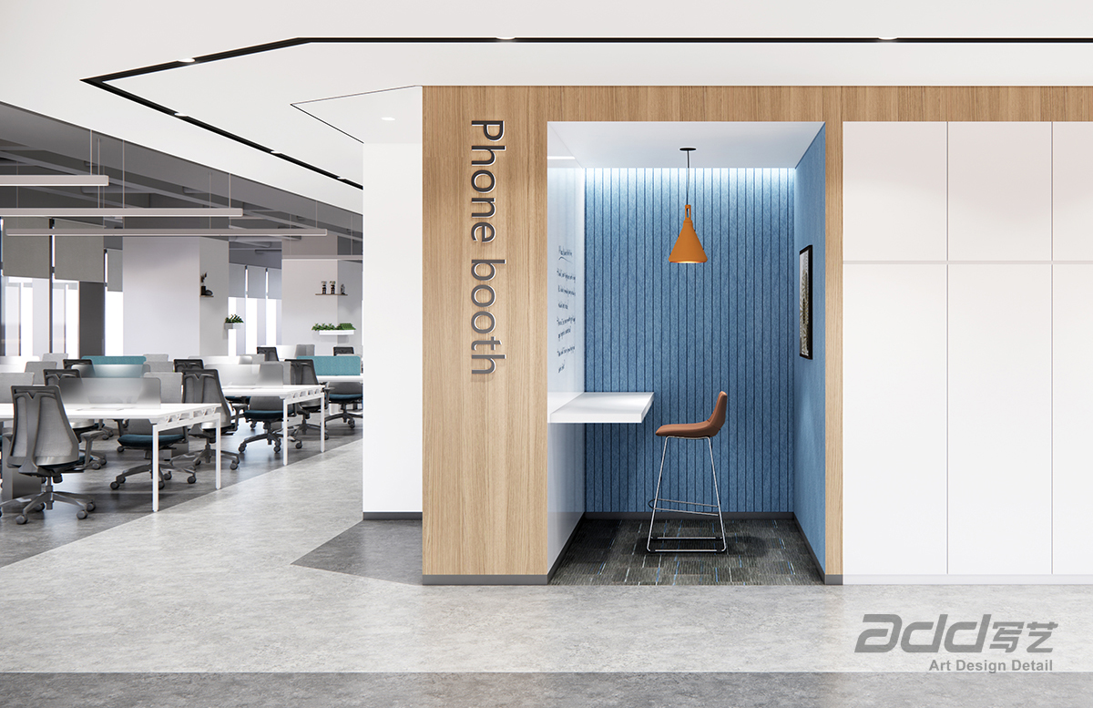 明源雲辦(bàn)公(gōng)室裝(zhuang)修-電(dian)話(hua)間