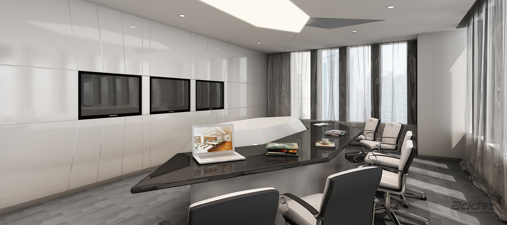 至正道化辦(bàn)公(gōng)樓裝(zhuang)修-多(duo)媒體(ti)會議室-pc