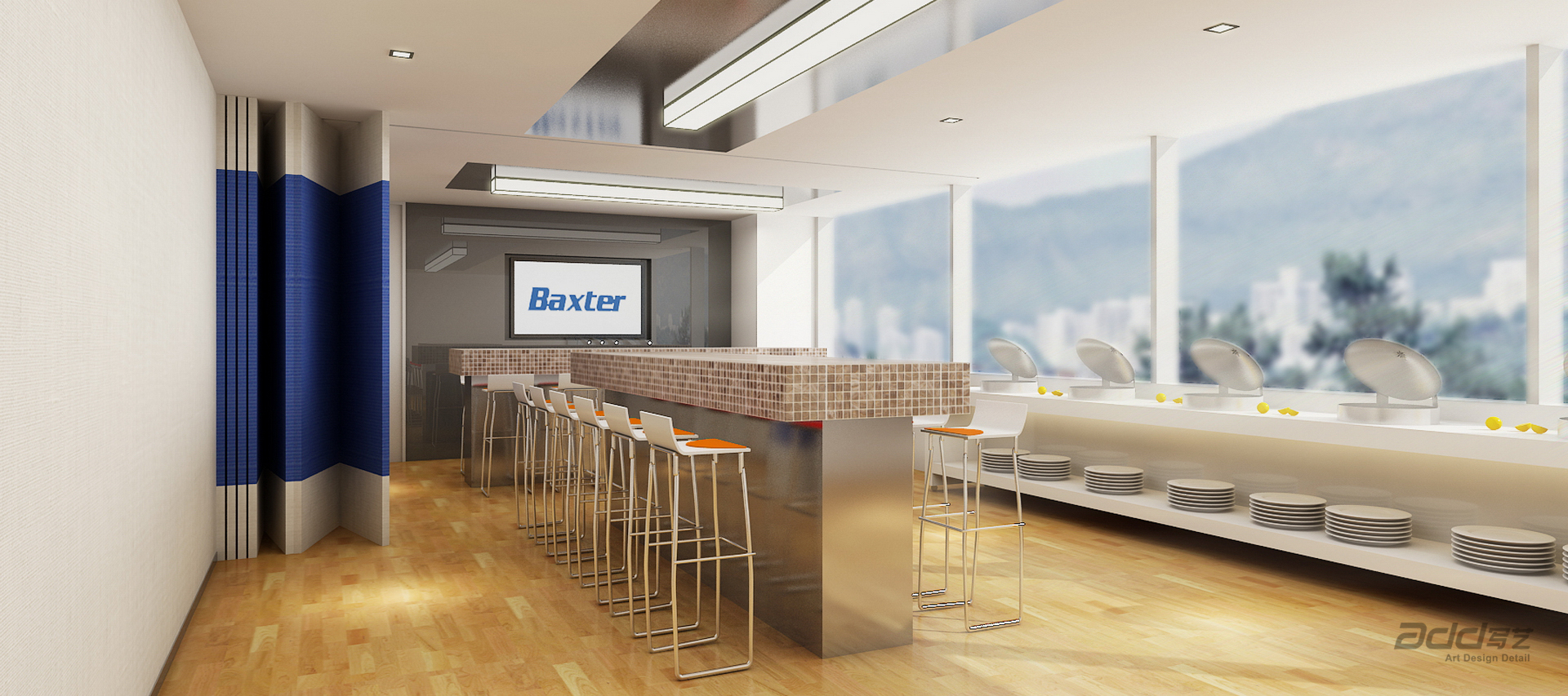 百(bai)特醫(yī)療辦(bàn)公(gōng)空間設(shè)計(ji)-茶水間-pc