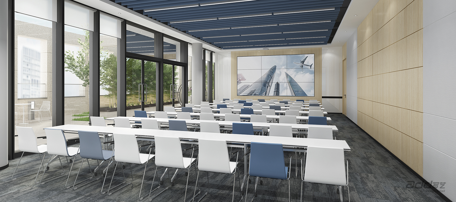 高(gao)瓴資(zi)本(ben)辦(bàn)公(gōng)室裝(zhuang)修-培訓室-pc