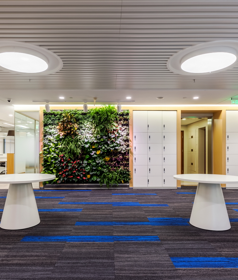 德(dé)邦證券辦(bàn)公(gōng)室裝(zhuang)修-綠植牆-pc