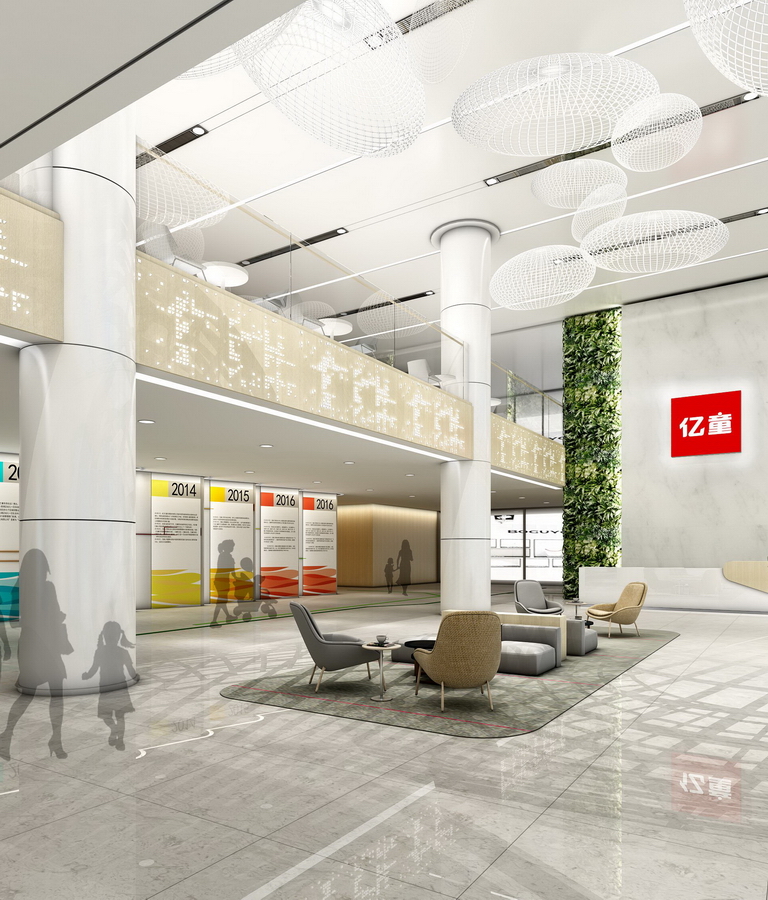 億童文(wén)教辦(bàn)公(gōng)樓設(shè)計(ji)效果圖-前(qian)廳-pc