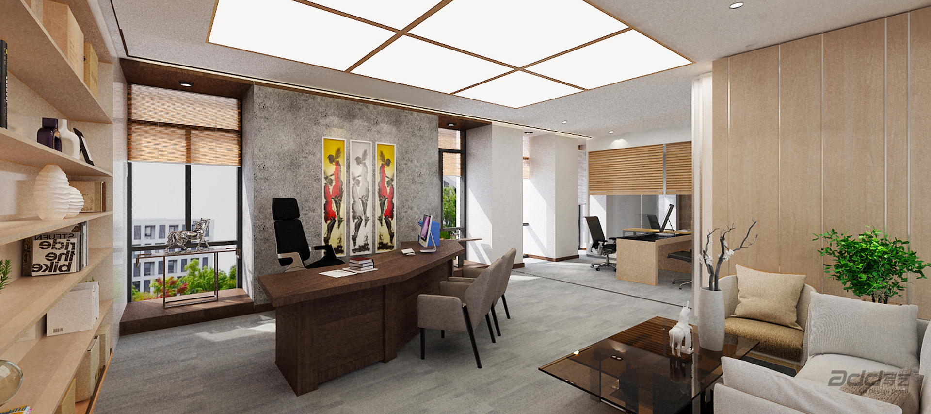 五極紡織科(ke)技(ji)辦(bàn)公(gōng)室裝(zhuang)修-經(jing)理(li)室-pc